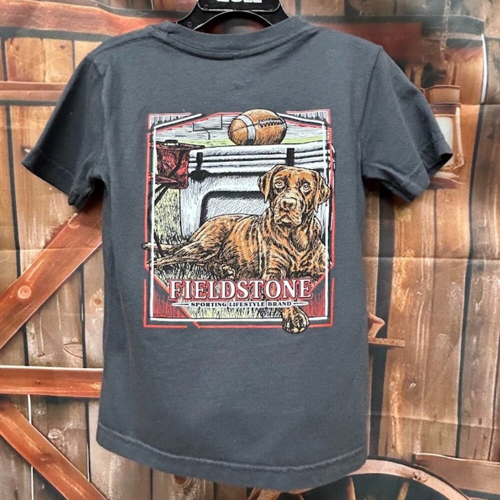 Children's Fieldstone Football Season Short Sleeve Tee  Size 4T - Picture 3 of 3